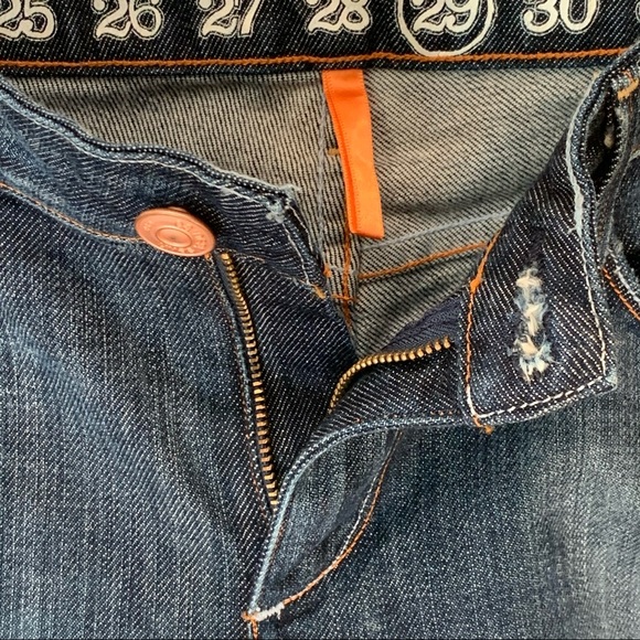 ERNEST SEWN Low-Rise Boot Cut Jeans Hefner 434 Size 29 - Picture 9 of 11